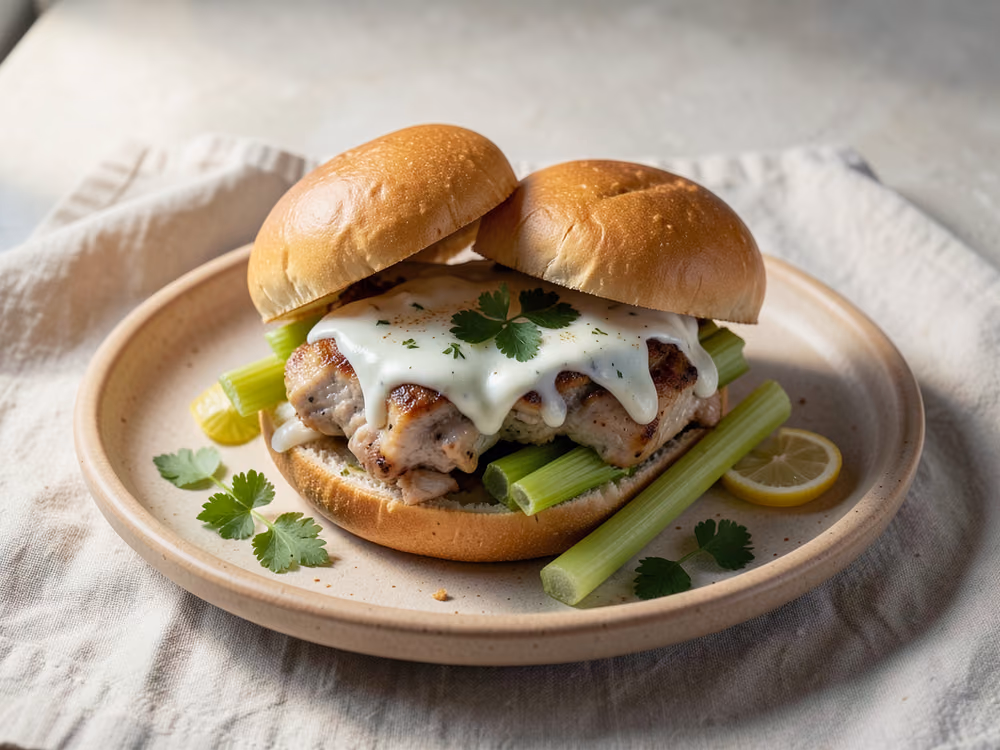 Sándwich de pollo búfalo