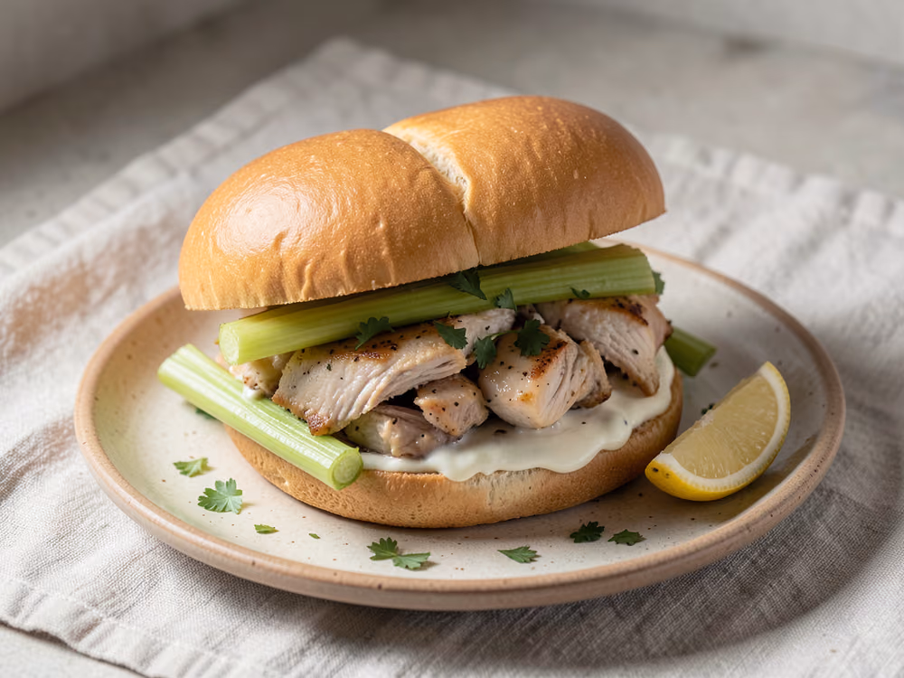 Sándwich de pollo búfalo