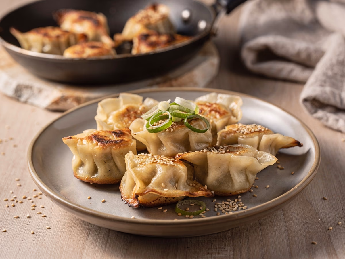 Empanadillas de pollo gyoza