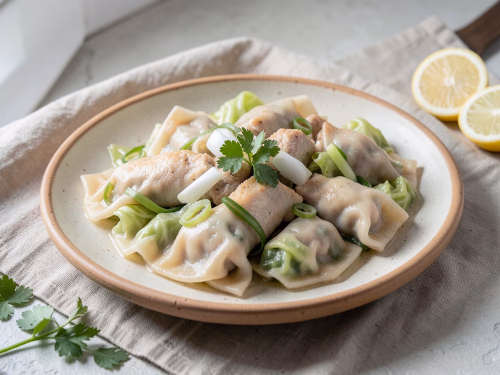 Empanadillas de pollo gyoza
