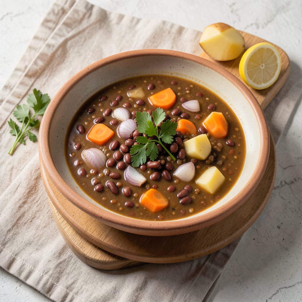 Sopa turca de lentejas rojas (Mercimek Çorbası)