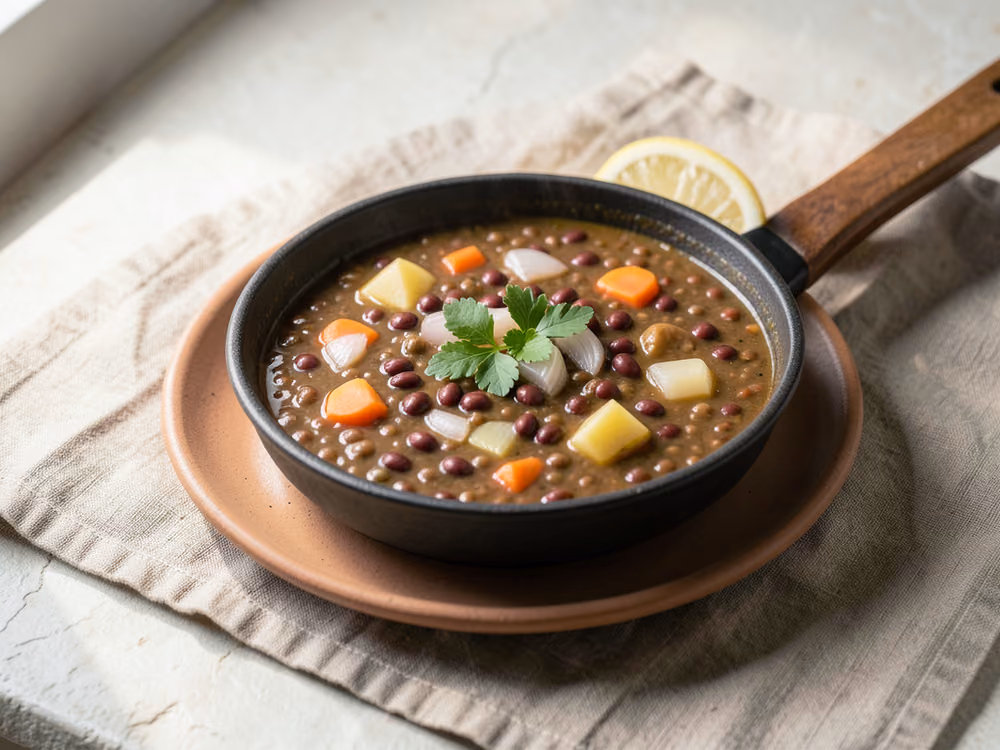 Sopa turca de lentejas rojas (Mercimek Çorbası)