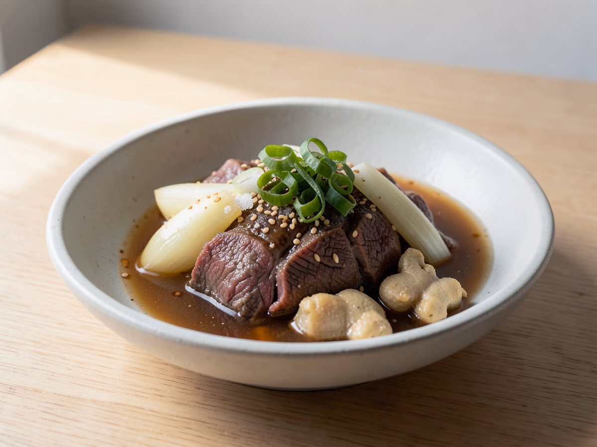 Tazón de res gyudon