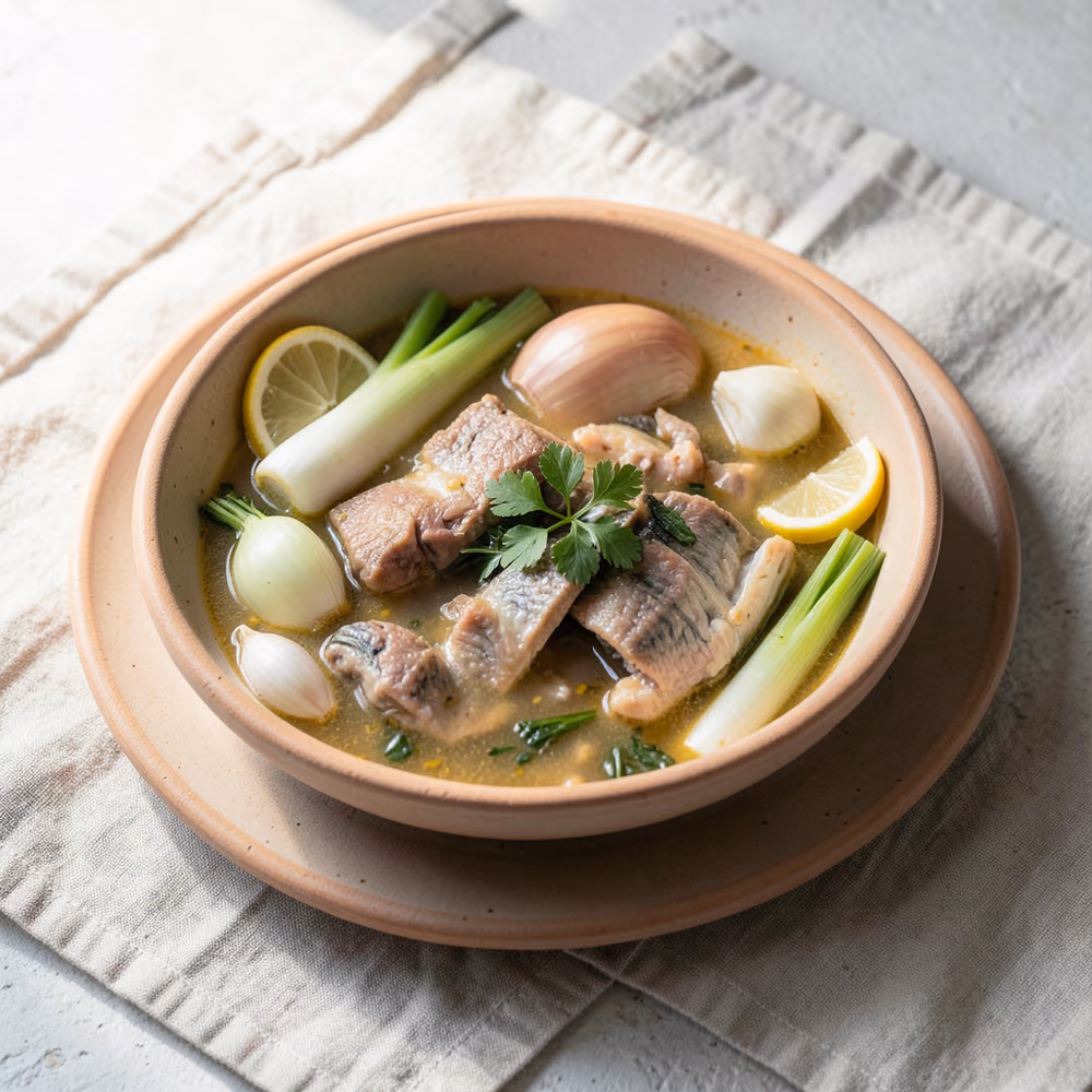 Sopa de pescado bouillabaisse