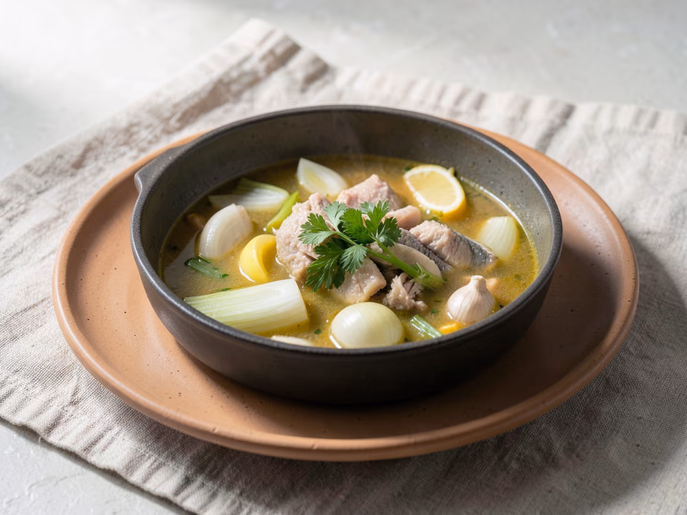 Sopa de pescado bouillabaisse