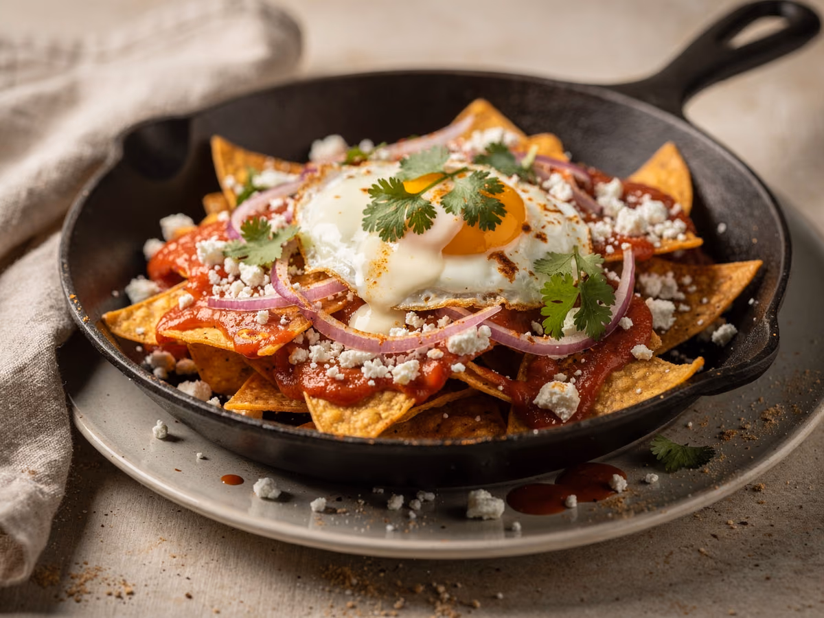 Chilaquiles rojos