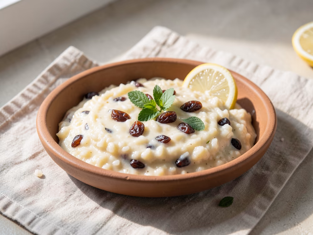 Arroz con leche cremoso