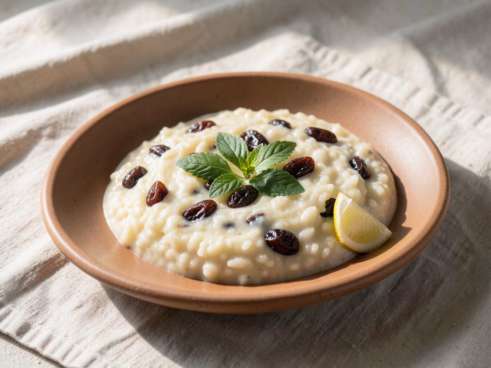 Arroz con leche cremoso