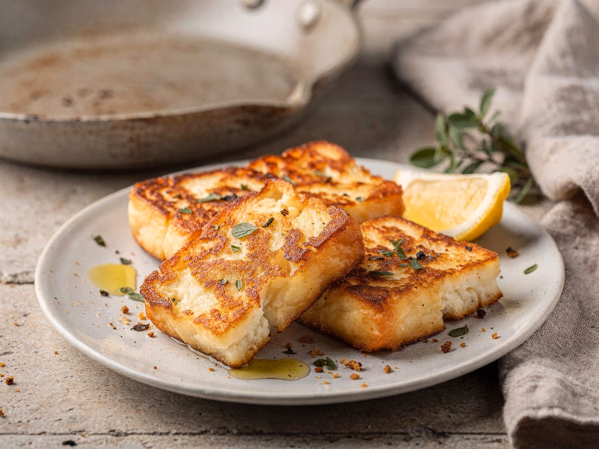 Halloumi frito