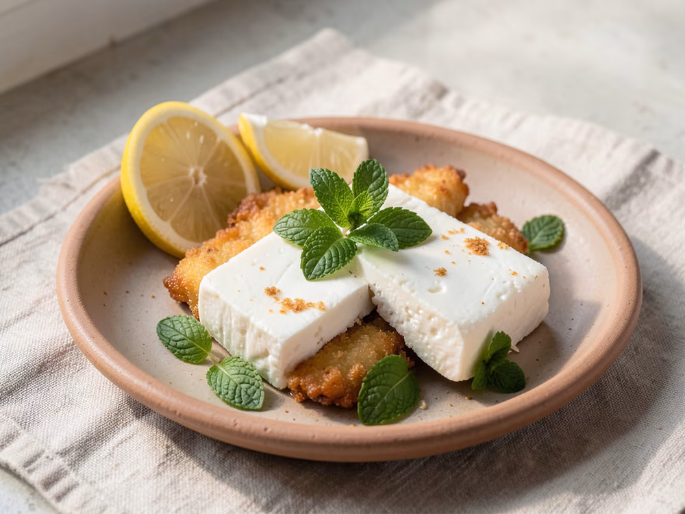 Halloumi frito