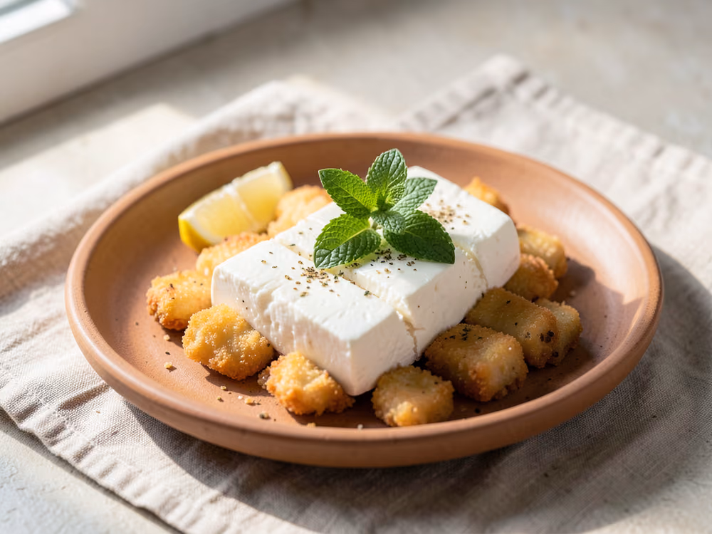 Halloumi frito