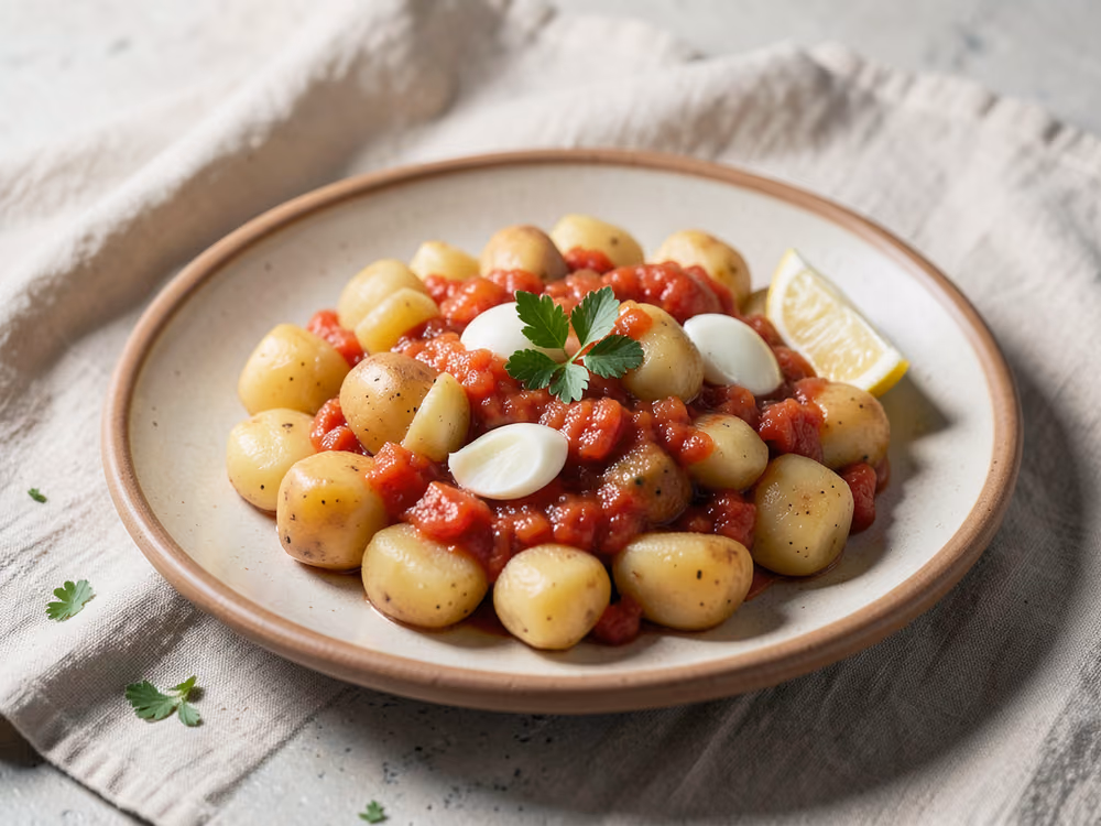 Ñoquis de patata con salsa de tomate