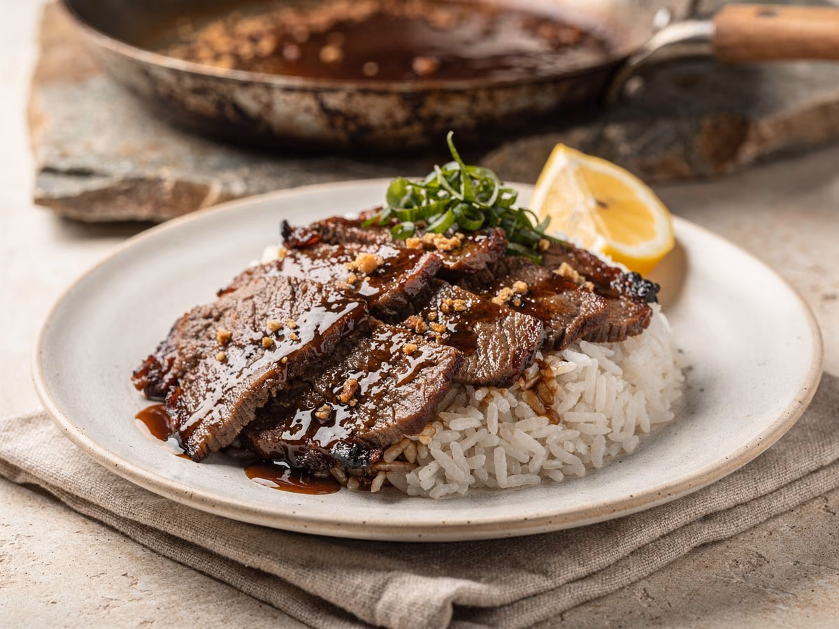 Bol de arroz con bulgogi de res