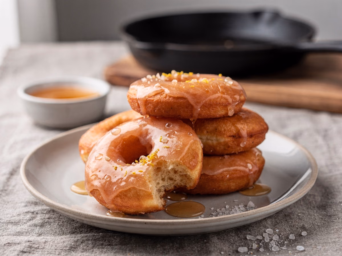 Donuts glaseados caseros