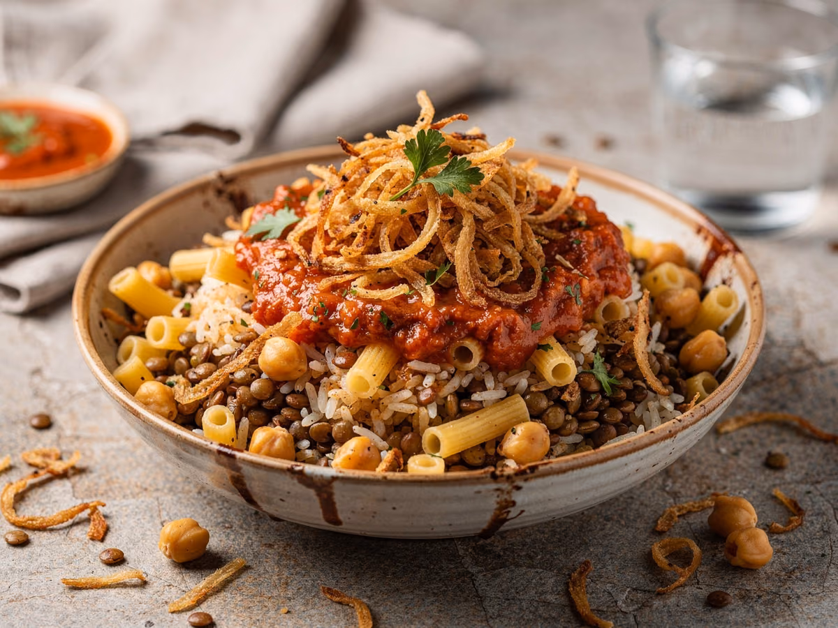Koshari egipcio