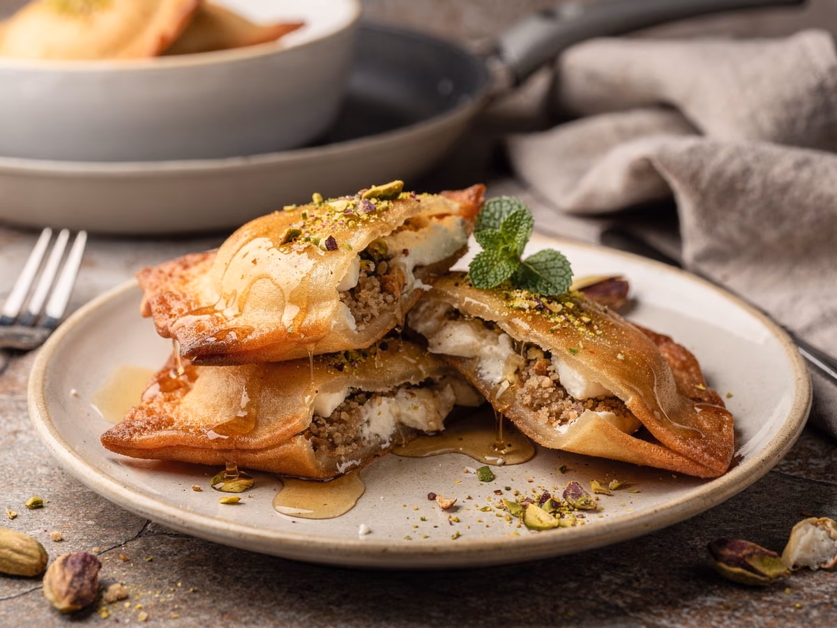 Qatayef, tortitas rellenas