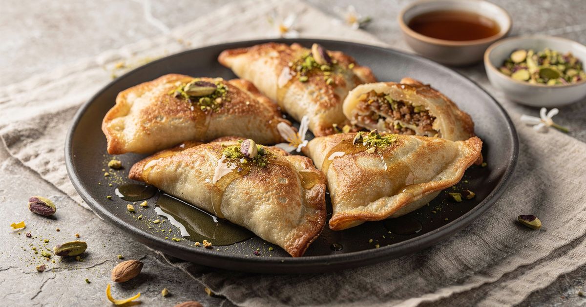 Qatayef, tortitas rellenas