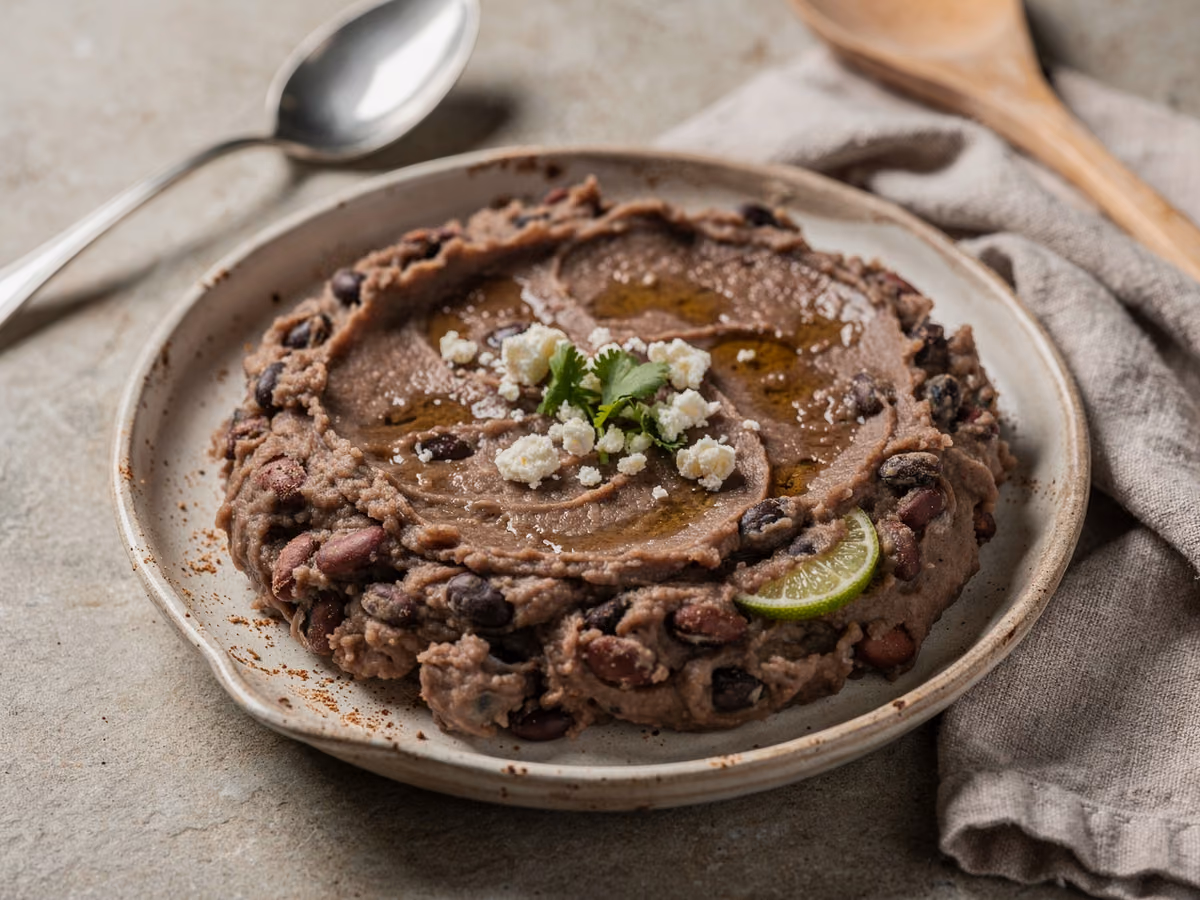 Frijoles refritos caseros