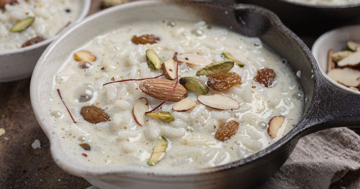 Kheer de arroz