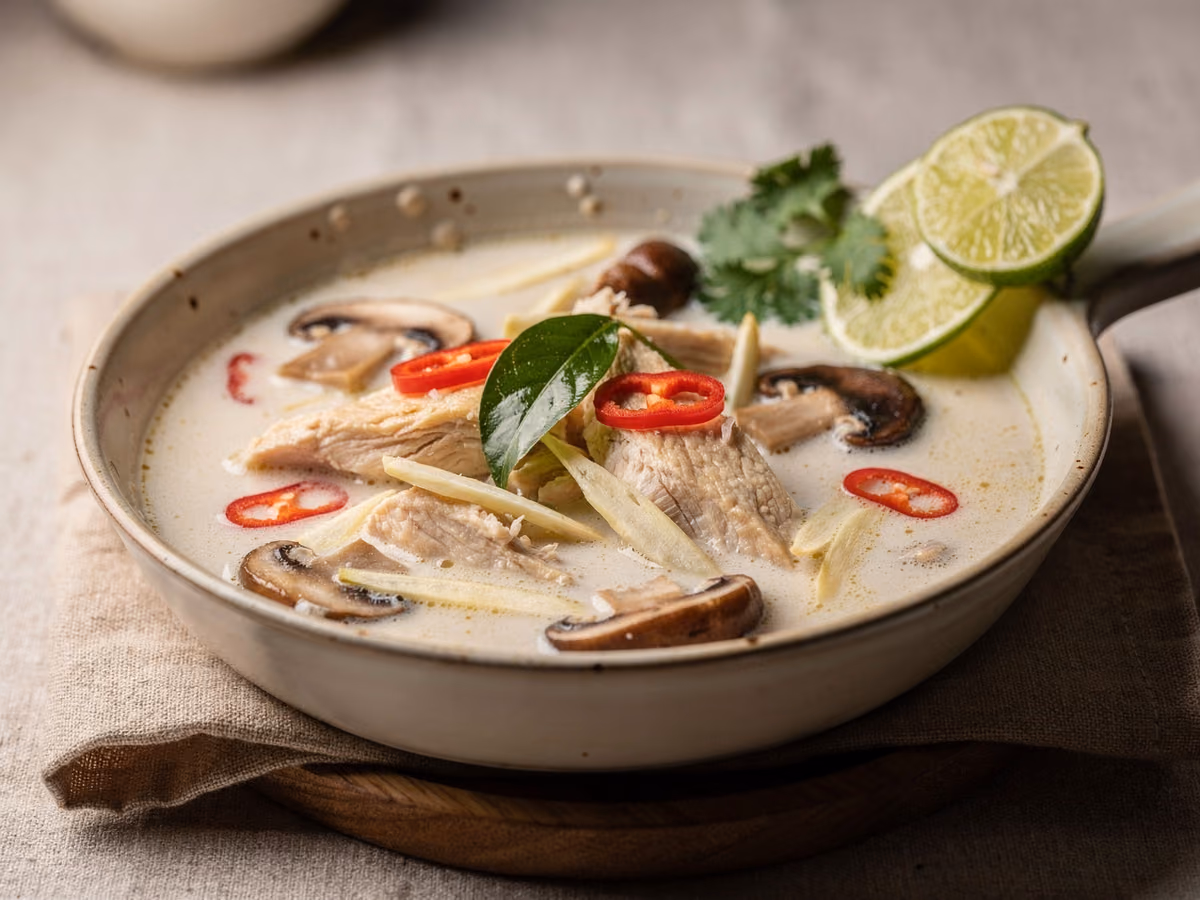 Sopa de coco Tom Kha Gai