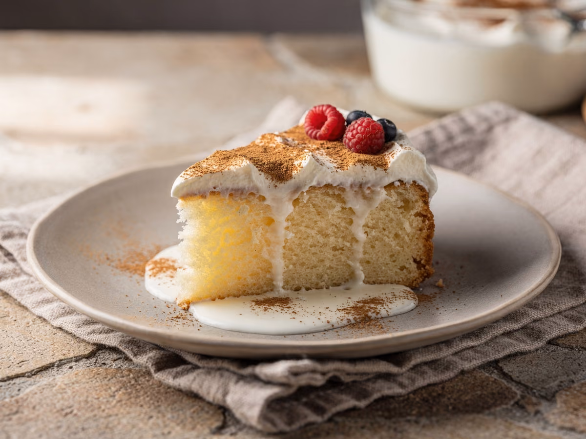 Pastel de tres leches