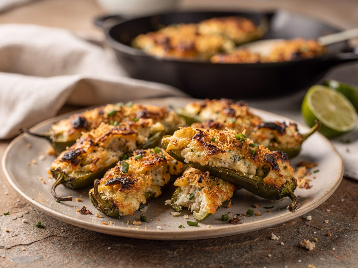 Jalapeños rellenos al horno