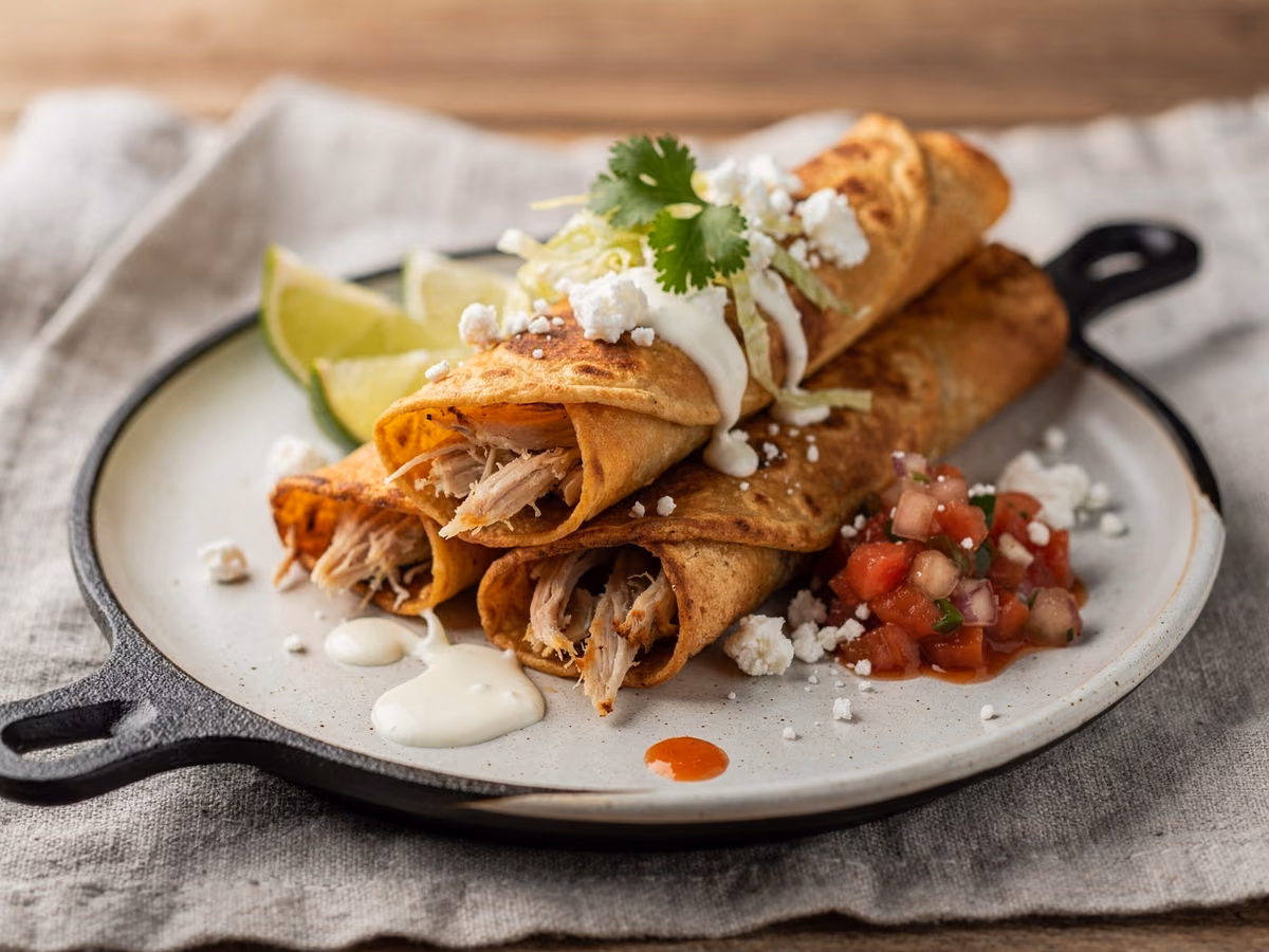 Flautas de Pollo