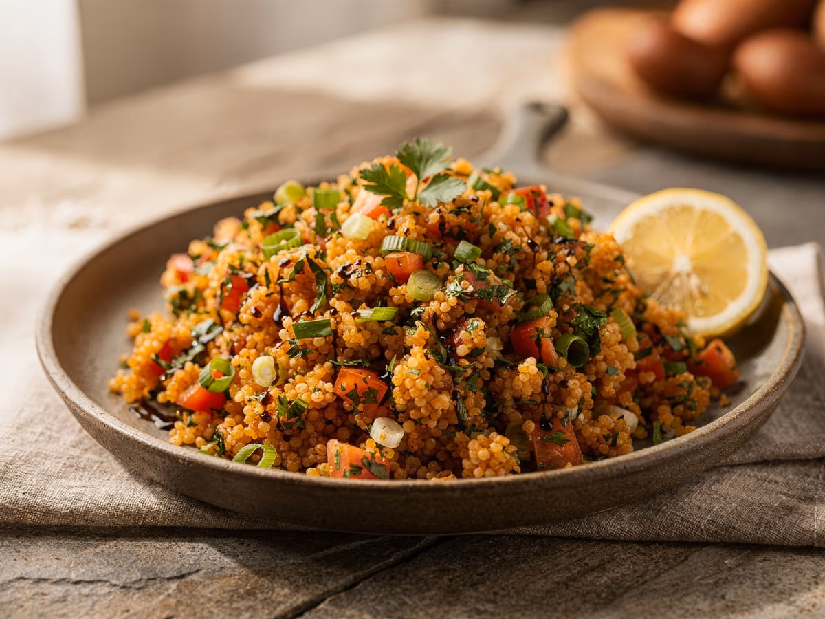 Ensalada de bulgur kısır