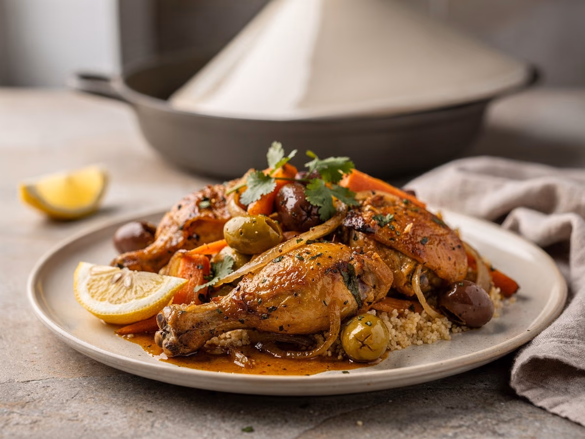 Tayín de pollo