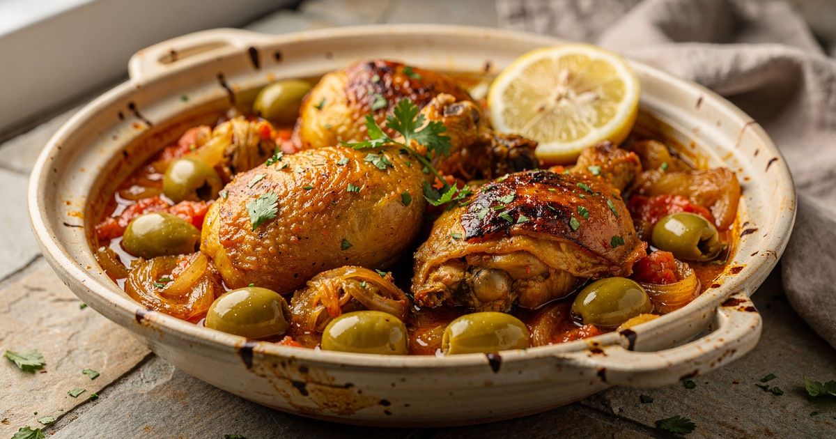 Tayín de pollo