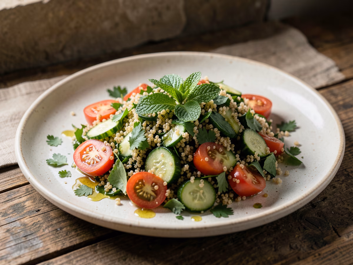 Ensalada de tabulé de quinoa