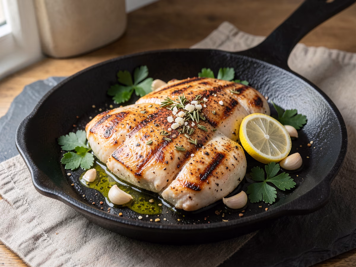 Pechuga de pollo a la parrilla perfecta