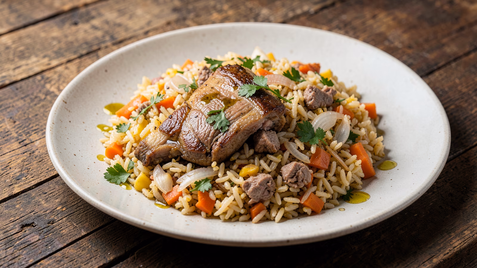 Plov de cordero osh