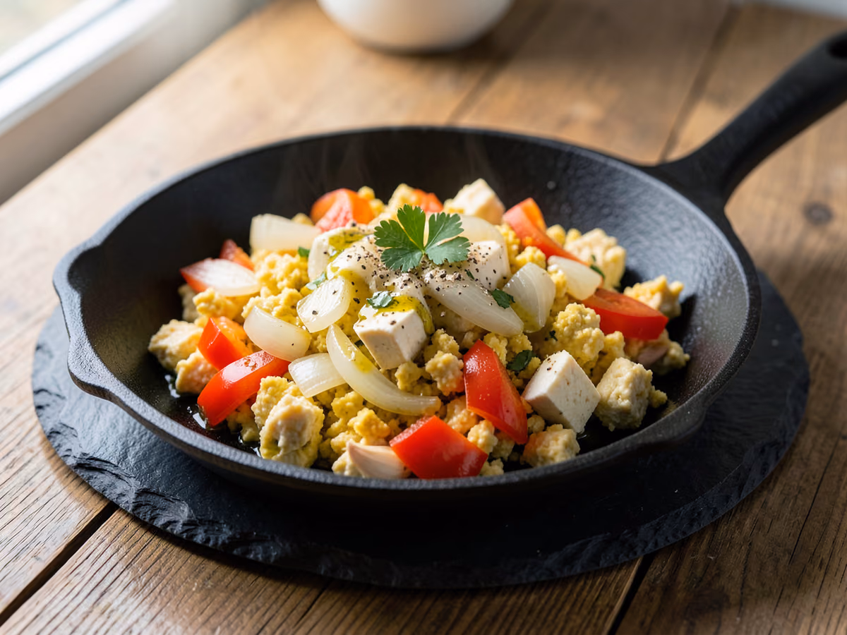 Revuelto de tofu
