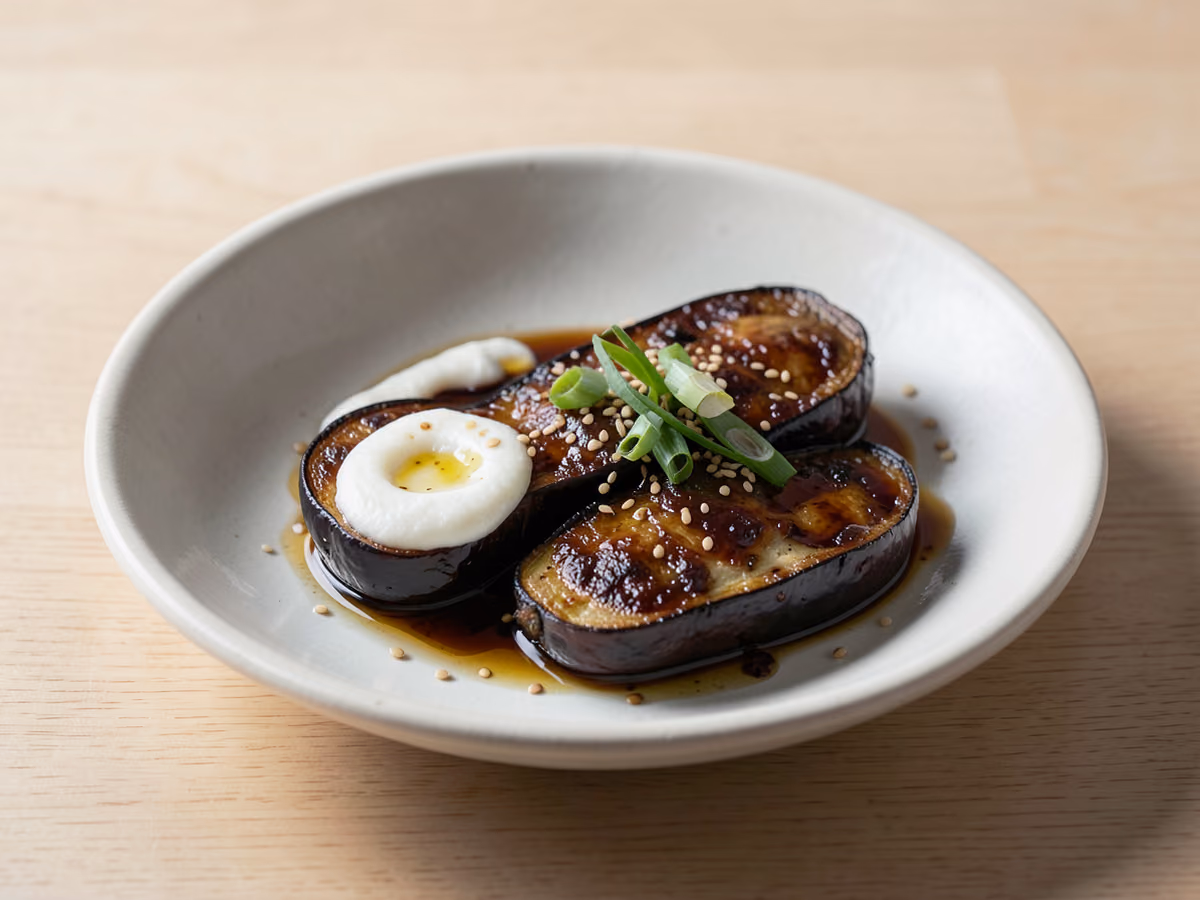 Miso Soslu Patlıcan