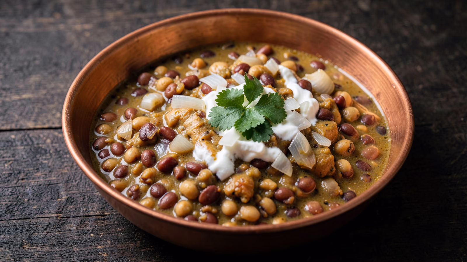 Lentejas al curry de coco