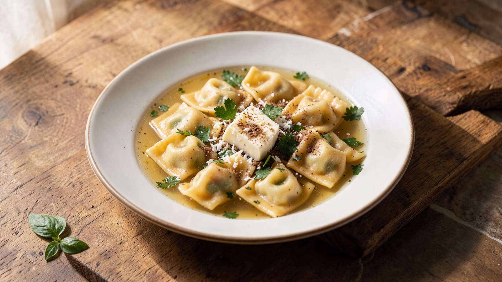 Tortellini in Brühe