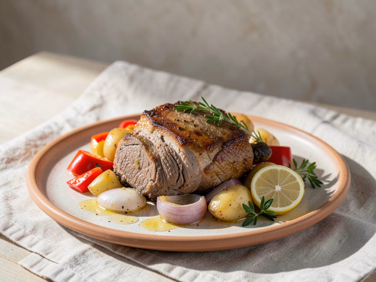 Kleftiko (cordero asado lentamente a la griega)