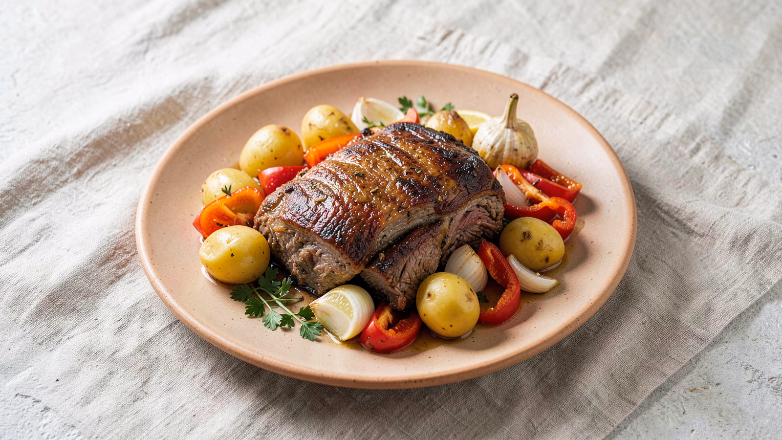 Kleftiko (cordero asado lentamente a la griega)