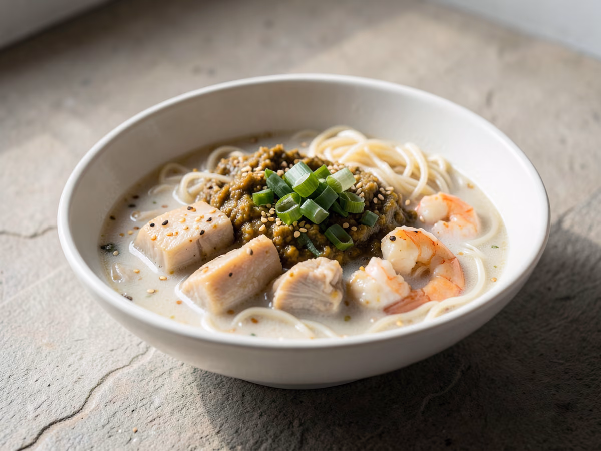 Sopa de fideos laksa