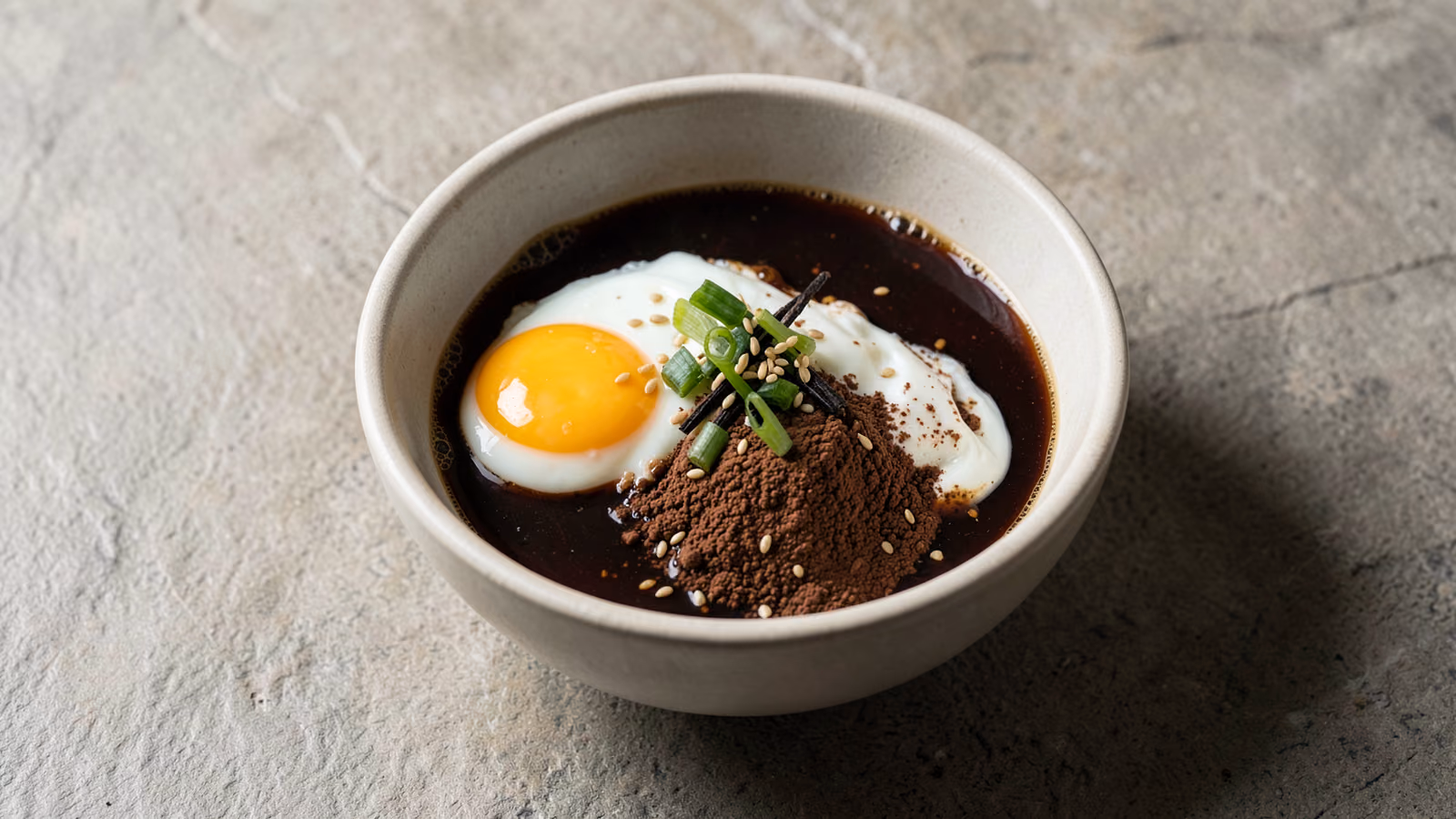 Café vietnamita con huevo