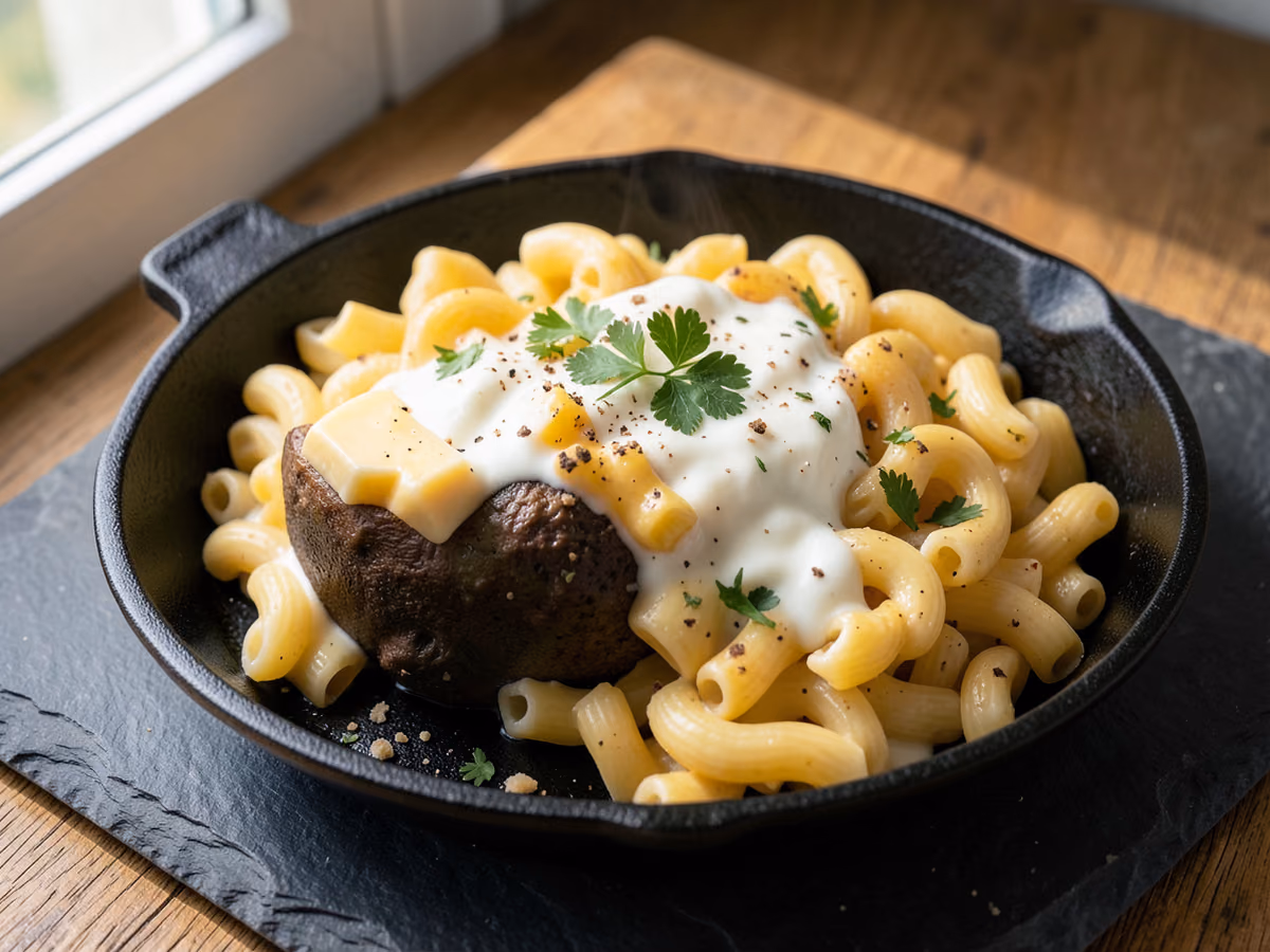 Macarrones con queso en olla de cocción lenta