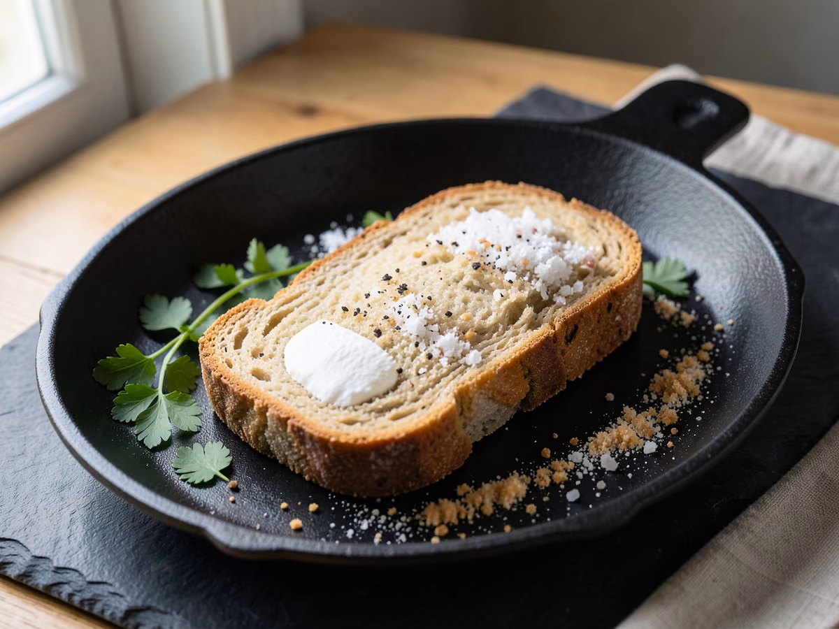 捏ねないパン レシピ(ダッチオーブンで作るクラストのあるパン)