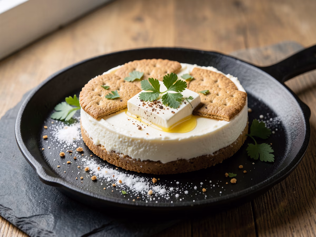 Tarta de queso sin horno