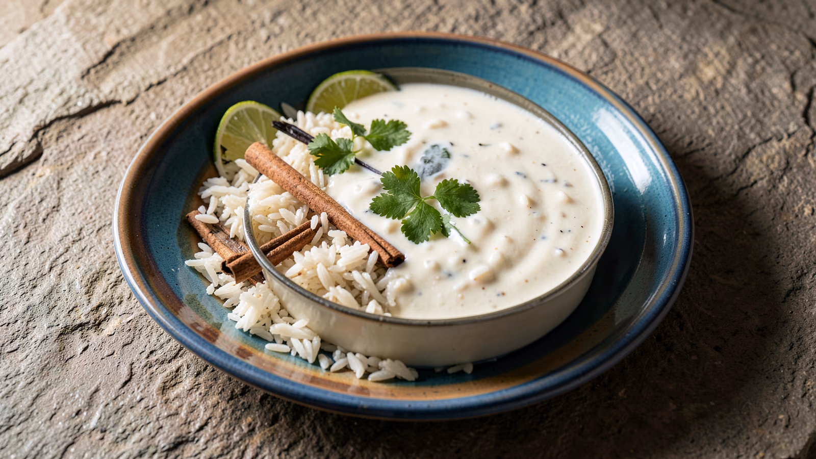 Horchata cremosa (bebida mexicana de arroz)