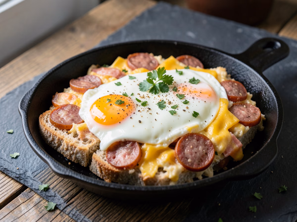 Cazuela de desayuno para preparar con antelación