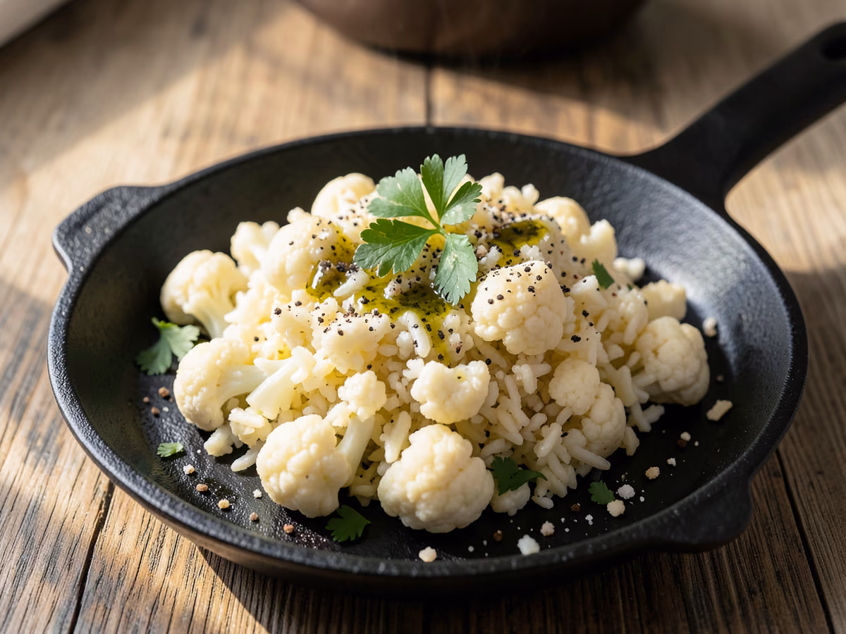 Arroz de coliflor