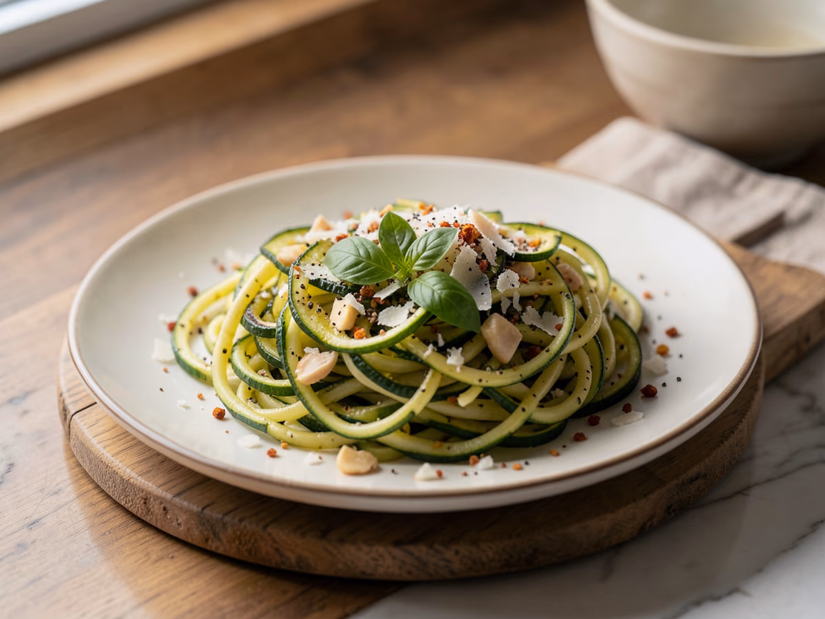 Fideos de calabacín (zoodles)