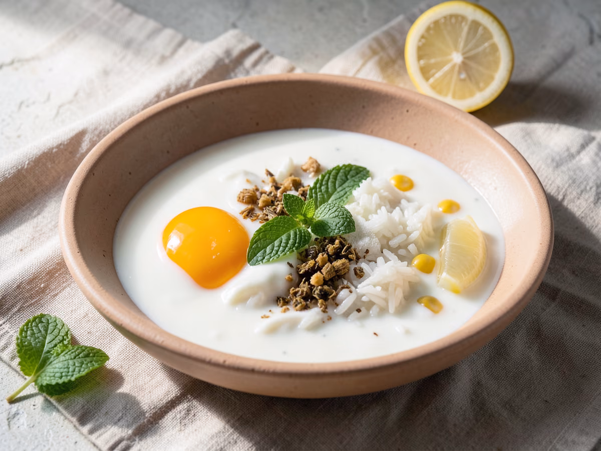 Sopa de yogur Yayla