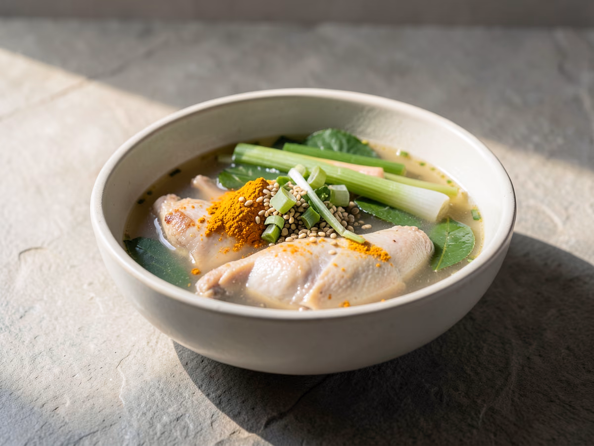 Soto Ayam (Sopa de Pollo Indonesio)